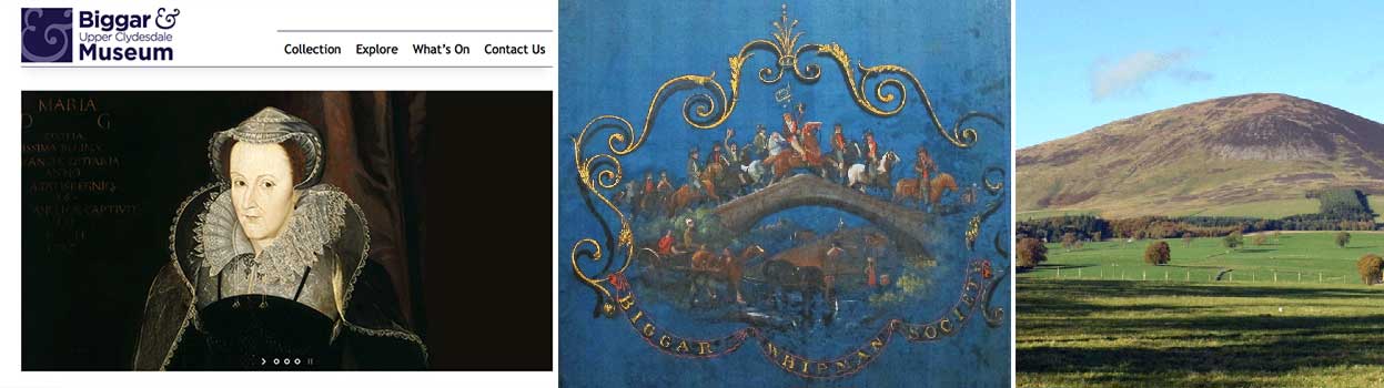 Biggar Museum responsive website