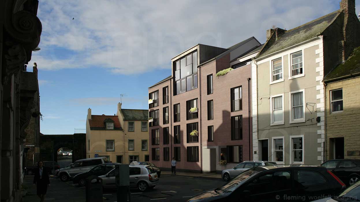 New housing in Berwick-upon-Tweed