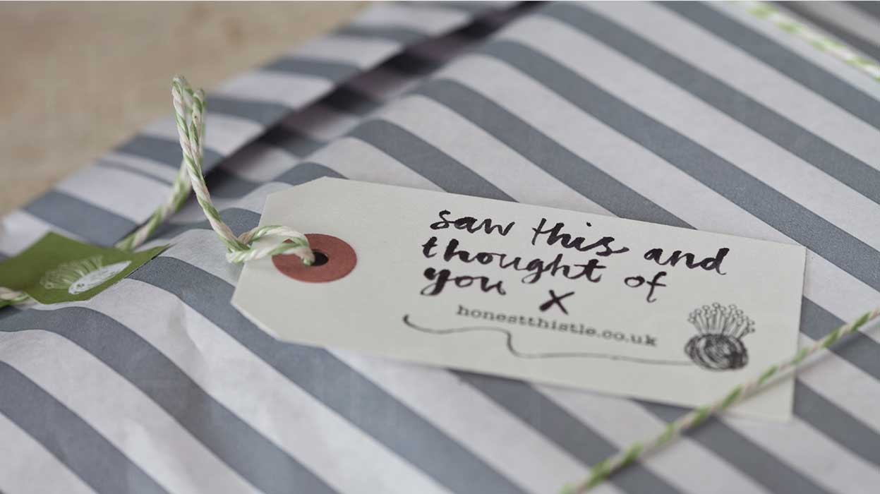 Honest Thistle packaging