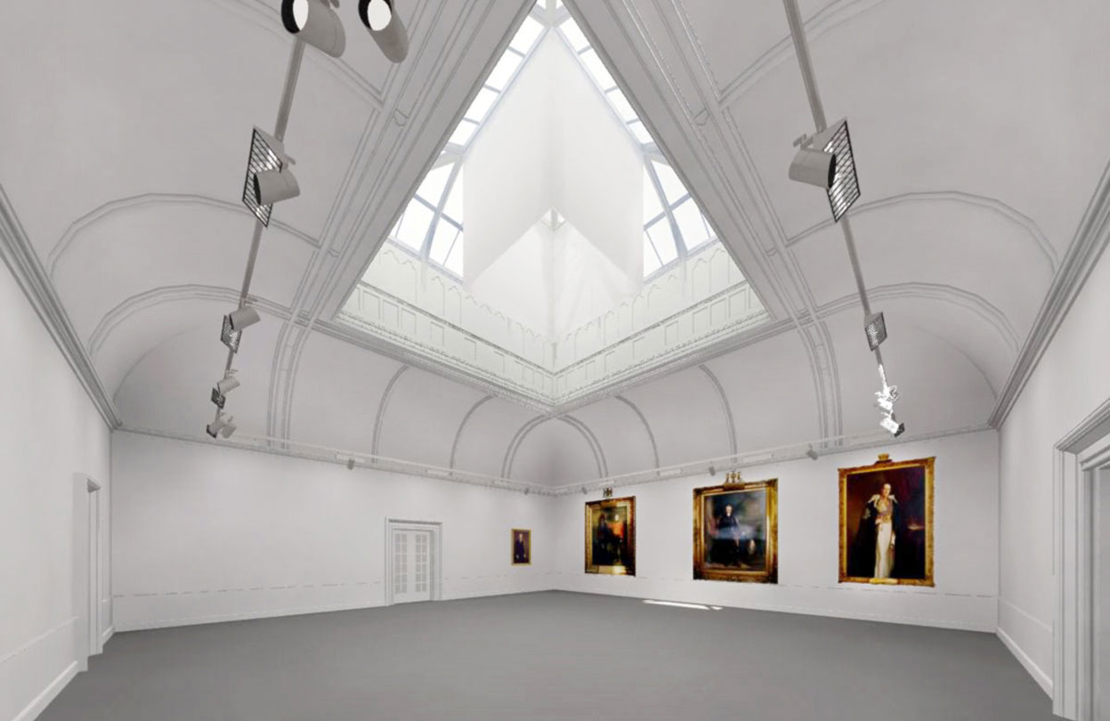 Scottish National Portrait Gallery daylight control