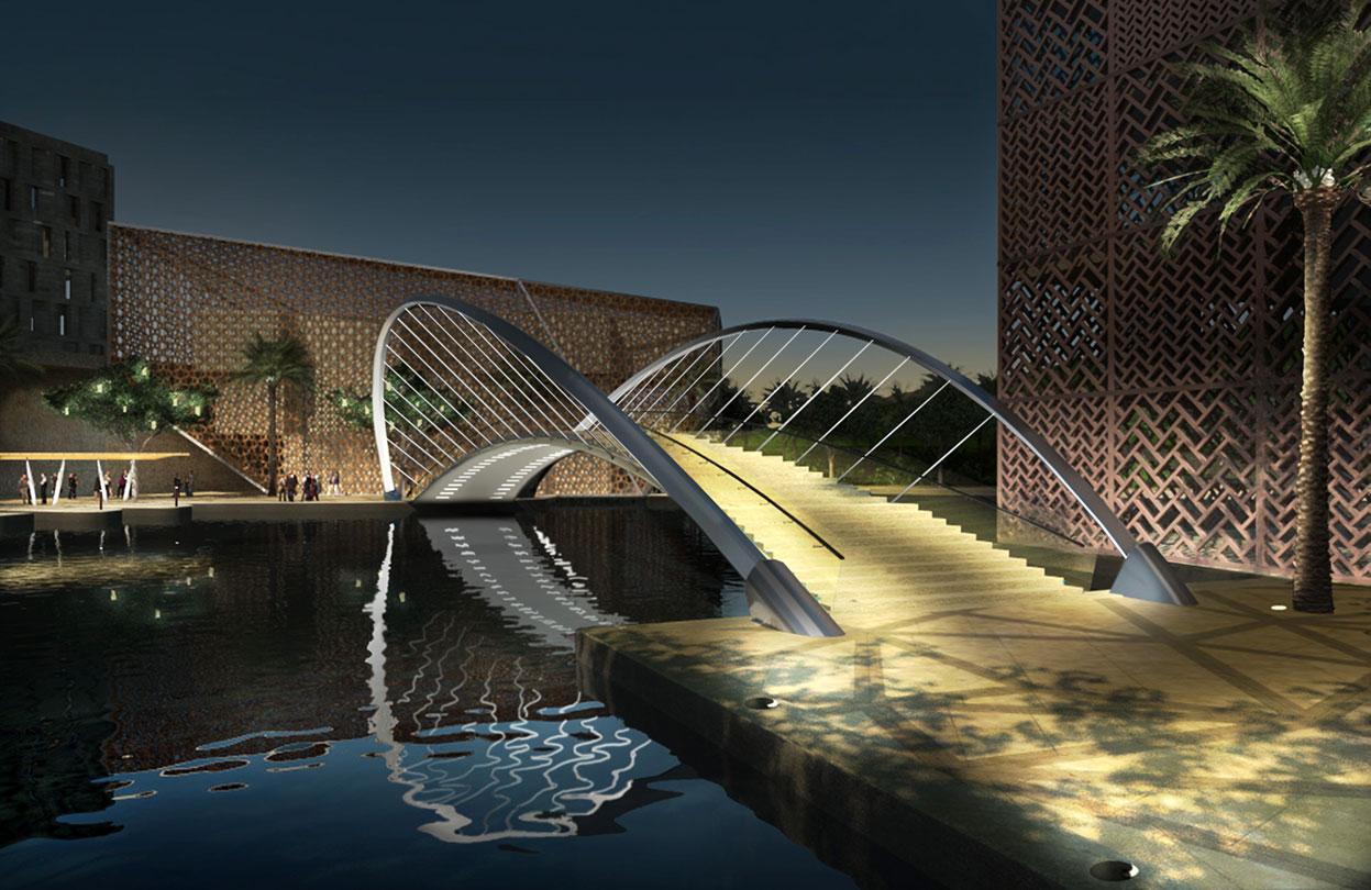Saadiyat Island pedestrian bridge 2