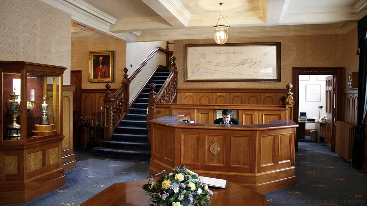 Royal and Ancient Golf Club St Andrews lobby