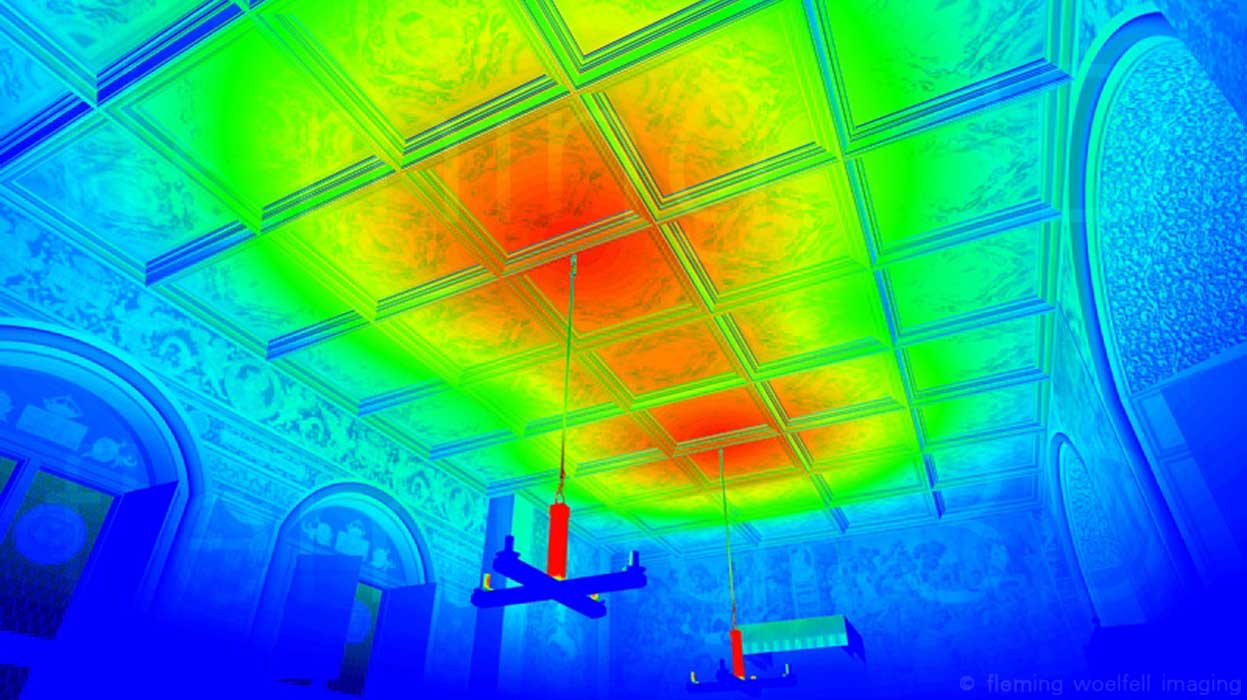 Stirling Castle Palace Lighting Test